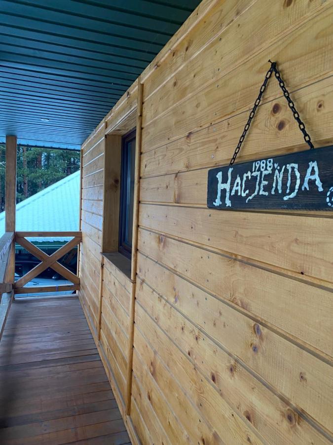 Hacjenda - Domek Caloroczny Krasnobród Esterno foto